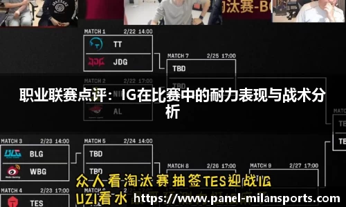 职业联赛点评：IG在比赛中的耐力表现与战术分析